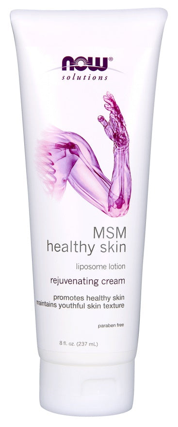 NOW Foods MSM Healthy Skin Liposome Lotion - 237 ml. | High-Quality Joint Support | MySupplementShop.co.uk