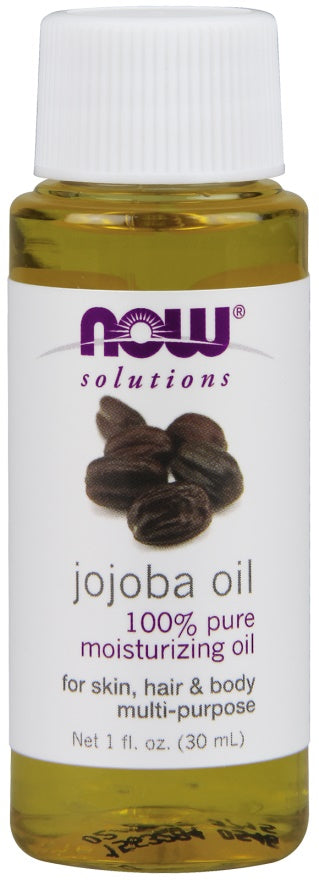 NOW Foods Jojoba Oil - 100% Pure - 30 ml. - Health and Wellbeing at MySupplementShop by NOW Foods
