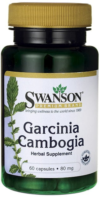 Swanson Garcinia Cambogia 5:1 Extract, 80mg - 60 caps - Slimming and Weight Management at MySupplementShop by Swanson