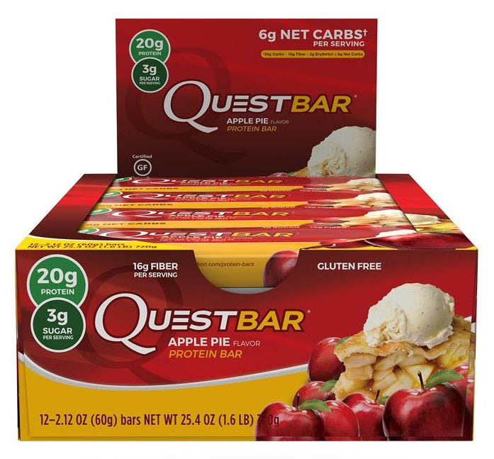 Quest Nutrition Quest Bar Apple Pie  12 bars - Protein Bars at MySupplementShop by Quest Nutrition