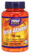 NOW Foods Beta Alanine, 750mg (Caps) - 120 caps | High-Quality Pre & Post Workout | MySupplementShop.co.uk