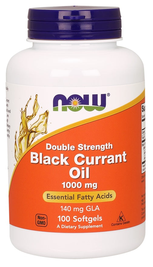 NOW Foods Black Currant Oil, 1000mg - 100 softgels | High-Quality Black Currant Oils | MySupplementShop.co.uk