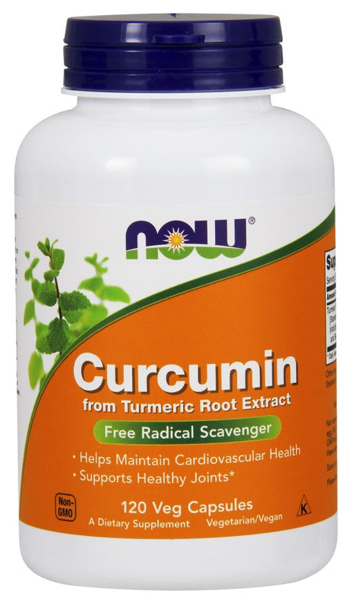 NOW Foods Curcumin - 120 vcaps | High-Quality Health and Wellbeing | MySupplementShop.co.uk
