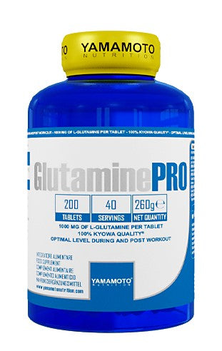 Yamamoto Nutrition Glutamine Pro Kyowa Quality - 200 tablets | High-Quality Amino Acids and BCAAs | MySupplementShop.co.uk