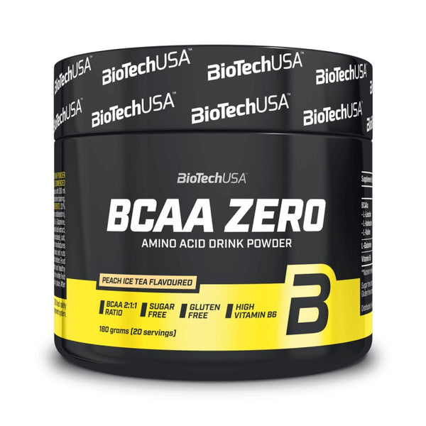 BioTechUSA BCAA Zero, Lemon Ice Tea - 180 grams | High-Quality Amino Acids and BCAAs | MySupplementShop.co.uk