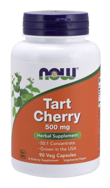 NOW Foods Tart Cherry, 500mg - 90 vcaps - Health and Wellbeing at MySupplementShop by NOW Foods