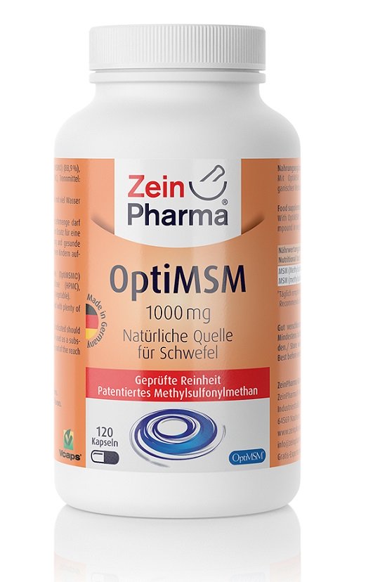 Zein Pharma OptiMSM, 1000mg - 120 caps | High-Quality Combination Multivitamins & Minerals | MySupplementShop.co.uk