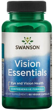 Swanson Vision Essentials - 60 vcaps | High-Quality Sports Supplements | MySupplementShop.co.uk