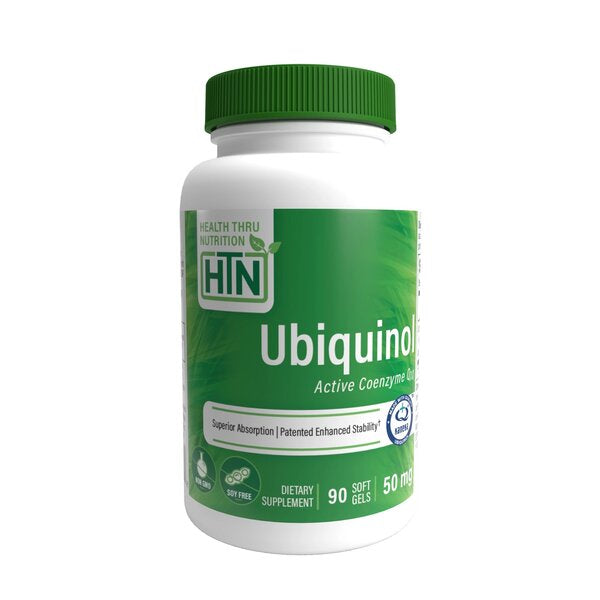 Health Thru Nutrition Ubiquinol, 50mg - 90 softgels | High-Quality Multiminerals | MySupplementShop.co.uk