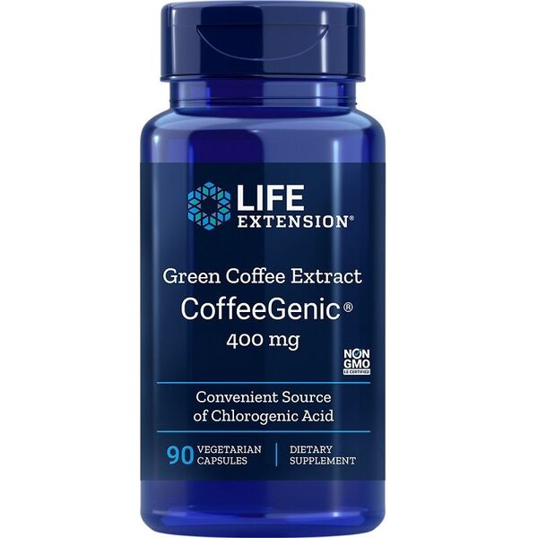 Life Extension CoffeeGenic, Green Coffee Extract, 400mg - 90 vcaps - Green Coffee at MySupplementShop by Life Extension