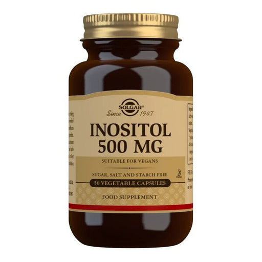 Solgar Inositol, 500mg - 50 vcaps | High-Quality Sports Supplements | MySupplementShop.co.uk