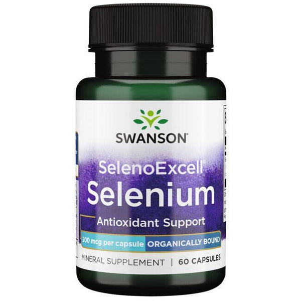 Swanson SelenoExcell Selenium, 200mcg - 60 caps | High-Quality Sports Supplements | MySupplementShop.co.uk
