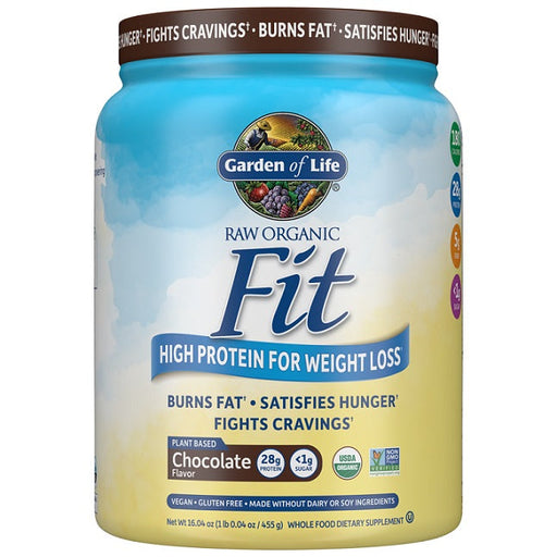 Garden of Life Raw Organic Fit, Chocolate - 455g | High-Quality Protein | MySupplementShop.co.uk