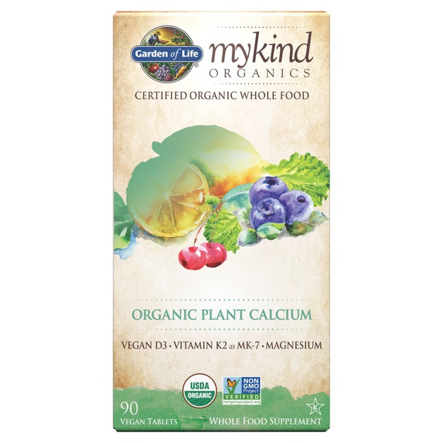 Garden of Life Mykind Organics Plant Calcium - 90 vegan tabs - Vitamins & Minerals at MySupplementShop by Garden of Life