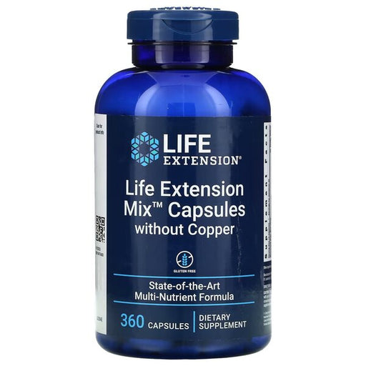Life Extension Mix Capsules without Copper - 360 caps | High-Quality Vitamins & Minerals | MySupplementShop.co.uk