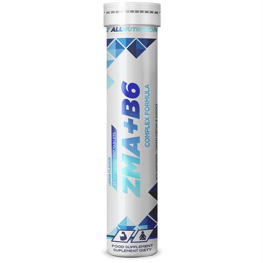 Allnutrition ZMA + B6, Lemon - 20 effervescent tabs - Combination Multivitamins & Minerals at MySupplementShop by Allnutrition