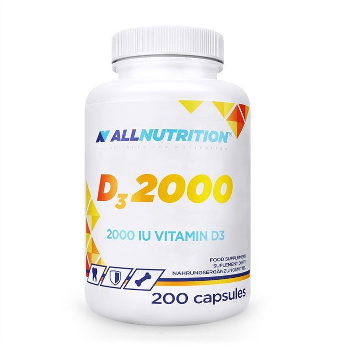 Allnutrition Vit D3 2000, 2000 IU - 200 caps - Health and Wellbeing at MySupplementShop by Allnutrition