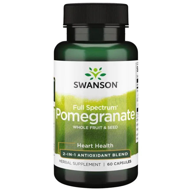 Swanson Full Spectrum Pomegranate - 60 caps - Health and Wellbeing at MySupplementShop by Swanson