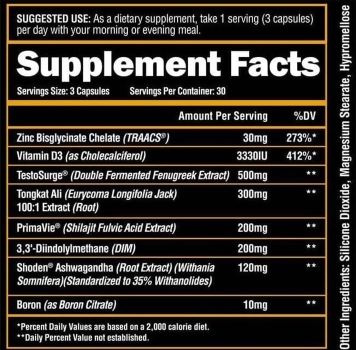 Alpha Lion SuperHuman Test 90 Caps - Sports Nutrition at MySupplementShop by Alpha Lion